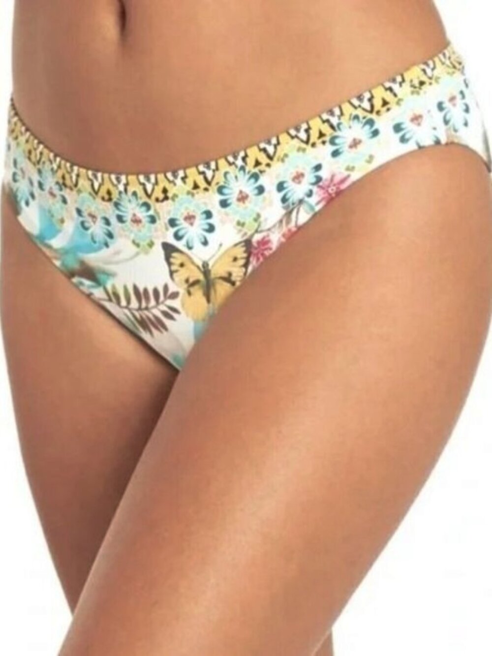 NWT Johnny Was Dreamer Hipster‎ Swim Bottoms Small Multicolor XS